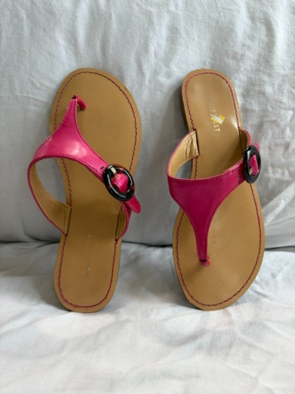 Pink 9 West sandals - 7.5M